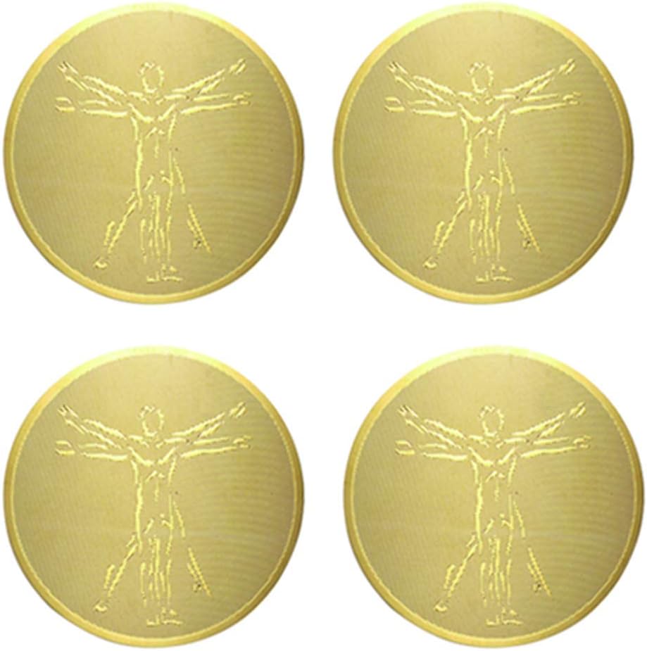 4pcs Anti Radiation Shield EMF Protection Sticker EMR Blocker for All Mobile Phones, iPad, MacBook, Computer, Laptop