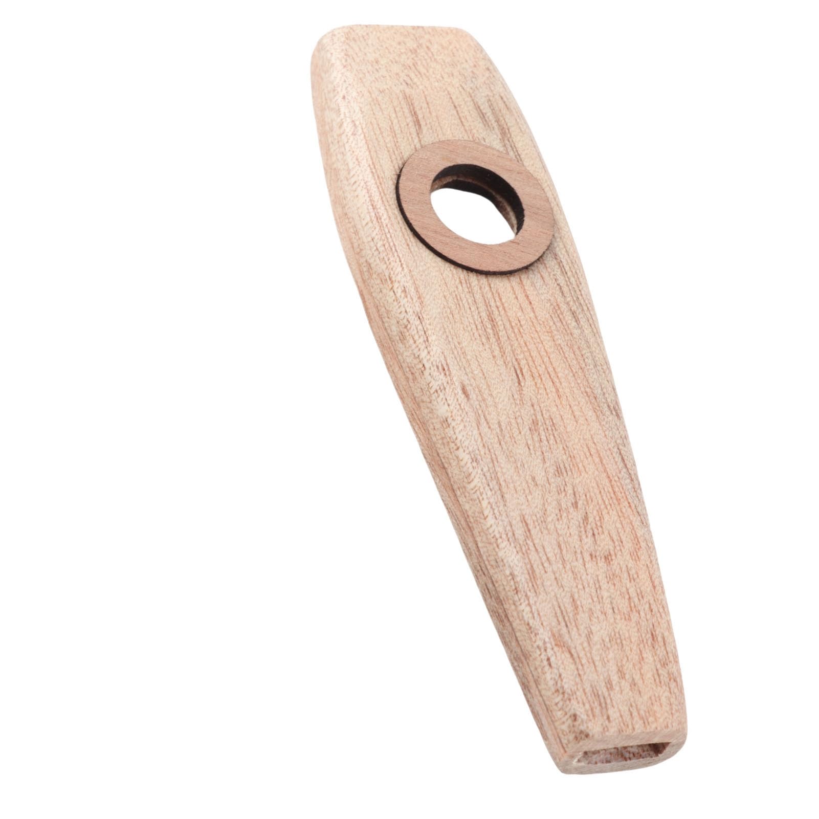 Yosoo Health Gear Maple Wood Kazoo Flute, Classic Wind Instrument with Diaphragm, Easy to Play Wooden Kazoo for Beginners, Adults, Blues & Folk Music