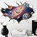 Kaimao Wall Decal 3d Mural a Corner of Star Universe Removable Wall Stickers for Wall and Ceiling Home Decor