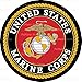 Whimsical Practicality Round Cake - United States Marine Corps Emblem - Edible Cake or Cupcake Topper - D10082 by DecoPac, 8