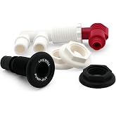 Flow-Rite Pump-Out/Aerator Combo for Boat Livewells or Baitwells (Barbed)
