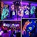 72W Black Lights, DeepDream 36 LED UV Blacklight Party Stage Spotlight with Remote Control for Halloween Bedroom Christmas Birthday Glow Fluorescent Dark Party Supplies, Glow in The Dark