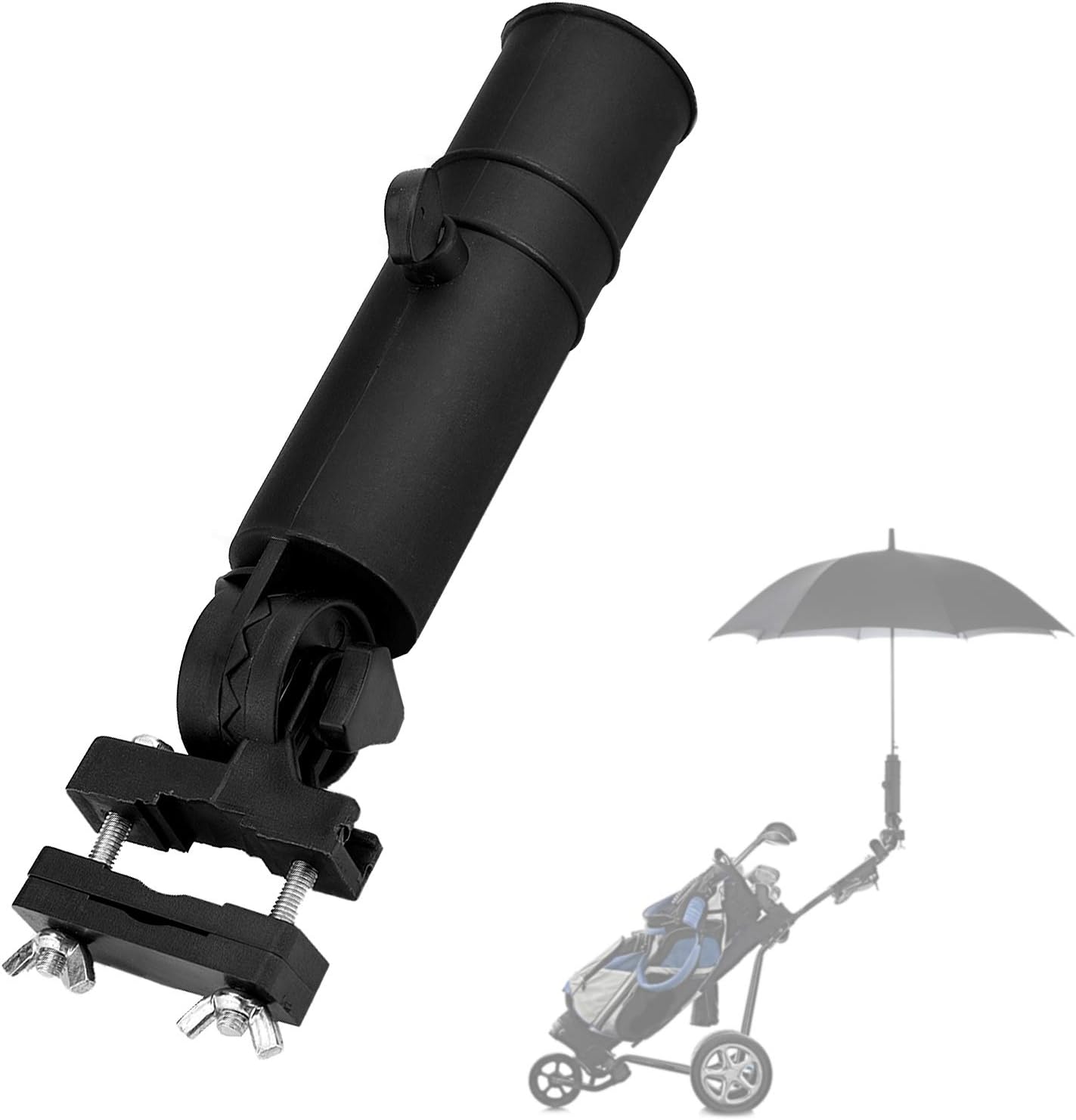 Golf Trolley Umbrella Stand, Universal Golf Cart Umbrella Holder