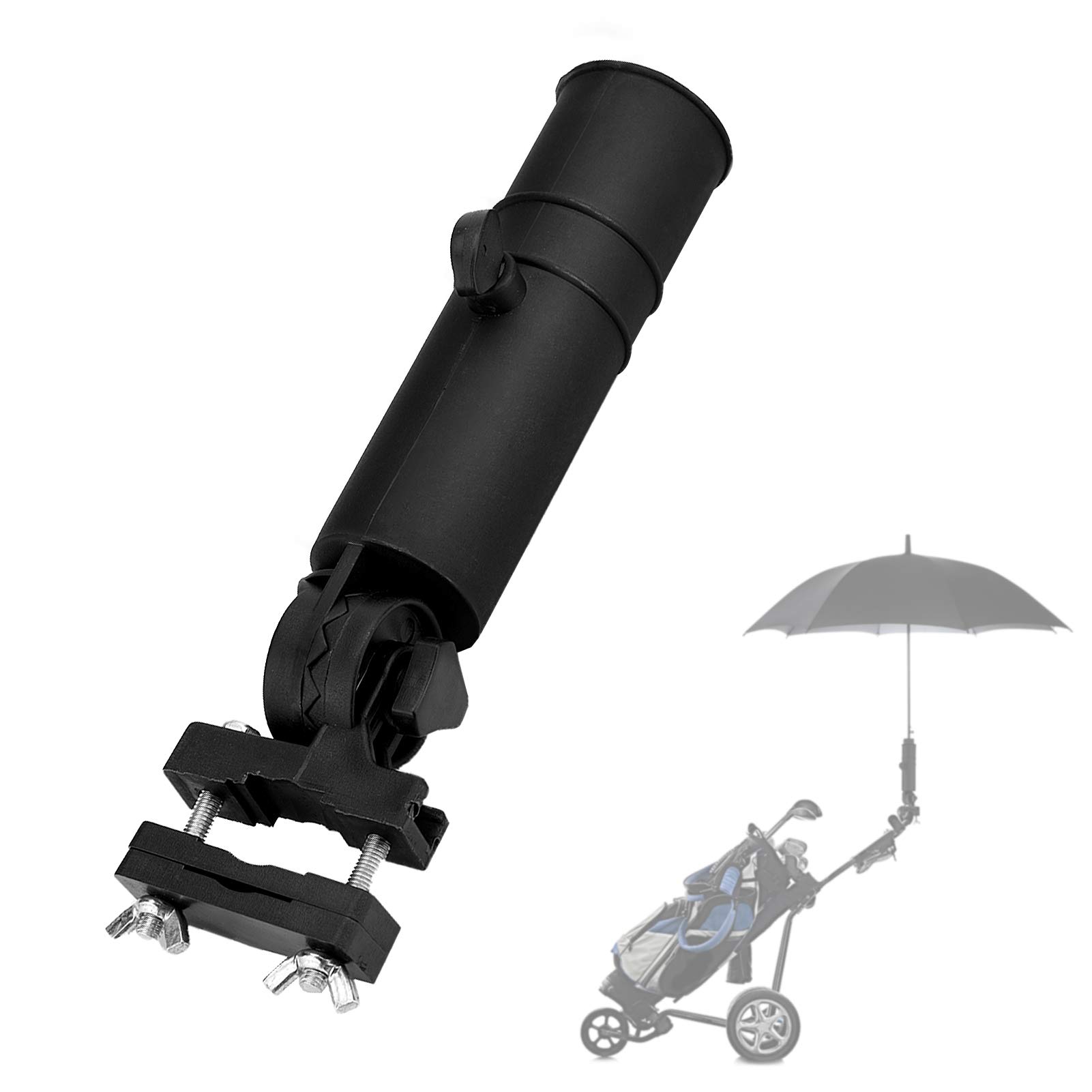 Yosoo Health Gear Umbrella Holder, Accessories, Umbrella Stand for Trolley, Universal Cart Umbrella Holder Attachment