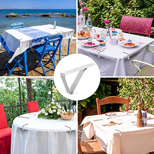 6 Tablecloth+Outdoor+Stainless+Holders+Camping