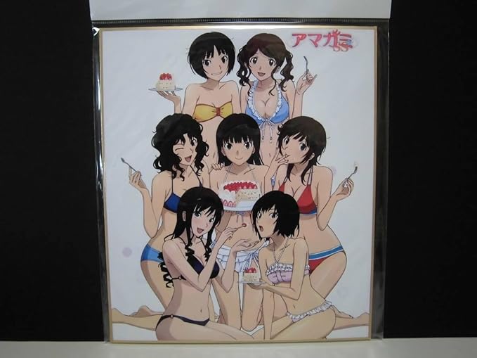 Amazon Co Jp アマガミ イラスト色紙 七咲 森島 集合柄a ホビー 通販