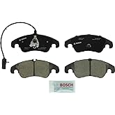 BOSCH BC1322 QuietCast Premium Ceramic Disc Brake Pad Set - Front | Compatible with Select Audi A4, A5, A6, A7, Allroad, Q5, S4, S5; Mercedes-Benz E300 + More