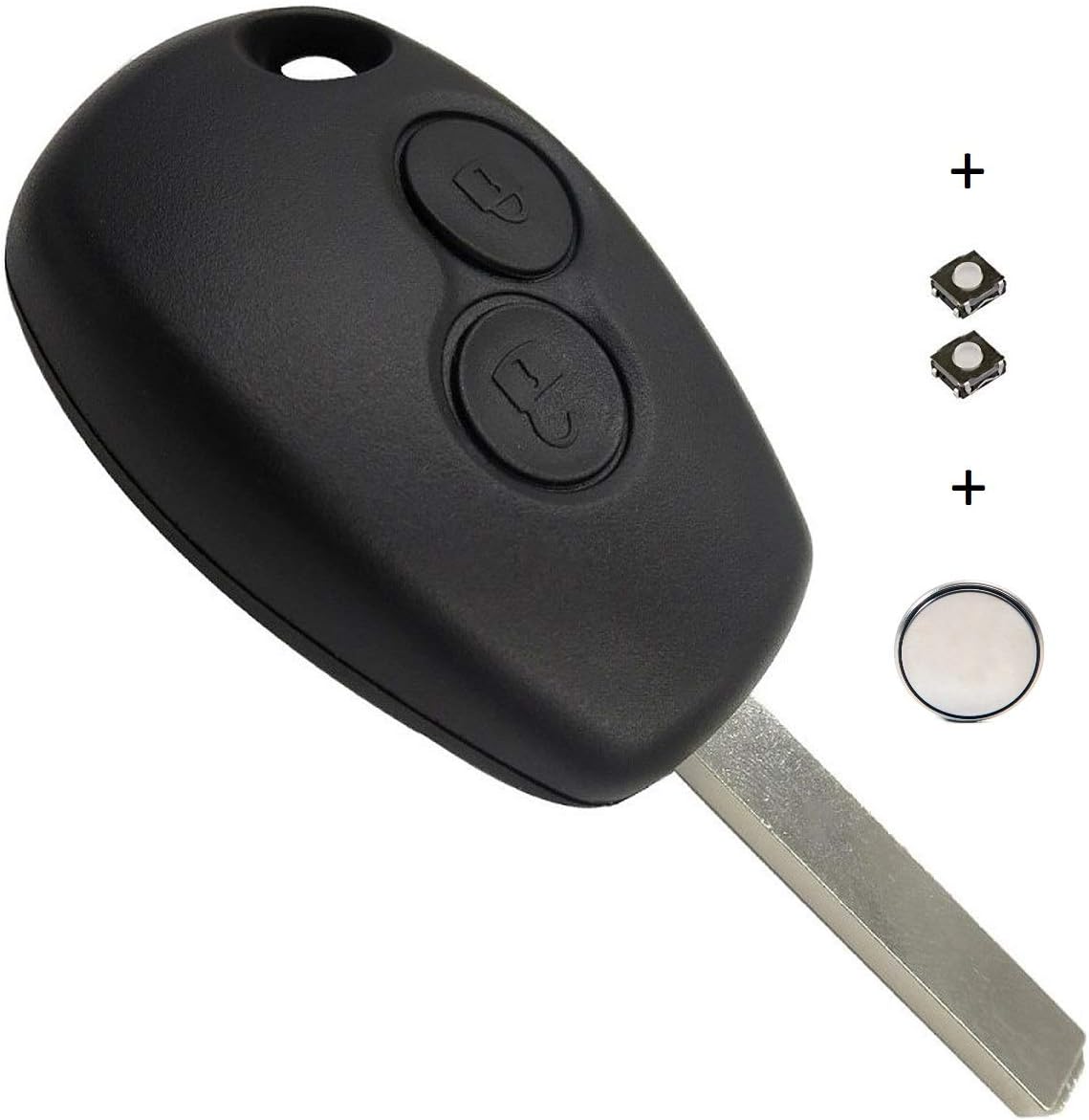 Guscio Chiave Auto Compatibile Con Fiat 500, Bravo, Croma, Doblo, Ducato, Panda, Punto E Iveco Daily – Telecomando Senza Programmazione, Plug & Play