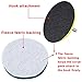 SIQUK 9 Pieces Scrub Pads 5 Inches Drill Power Brush Tile Scrubber Scouring Pads Cleaning Kit including 3 Kinds of Abrasive Buffing Pads Replacement and 1 Pc Hook Attachment for House Cleaning