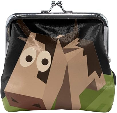 財布 がま口 レディース ウォレット ミニポーチ 小銭入れ 革 かわいい マインクラフト かわいい 牛 コインケース カード収納 シューズ バッグ Amazon