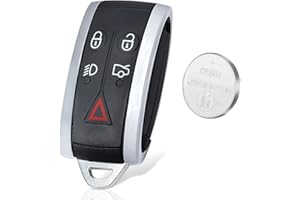 Beefunny Smart Remote Key Fob Replacement for Jaguar XF XFR XK XKR XJ8 XK8 2006-2013 FCC ID:KR55WK49244,KR55WK45694 315MHz (1)