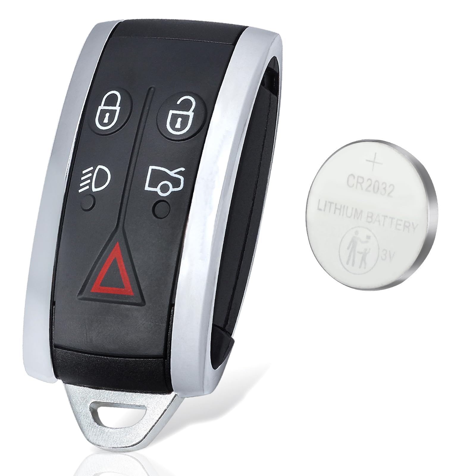 Photo 1 of Beefunny Smart Remote Key Fob Replacement for Jaguar XF XFR XK XKR XJ8 XK8 2006-2013 FCC ID:KR55WK49244,KR55WK45694 315MHz (1)