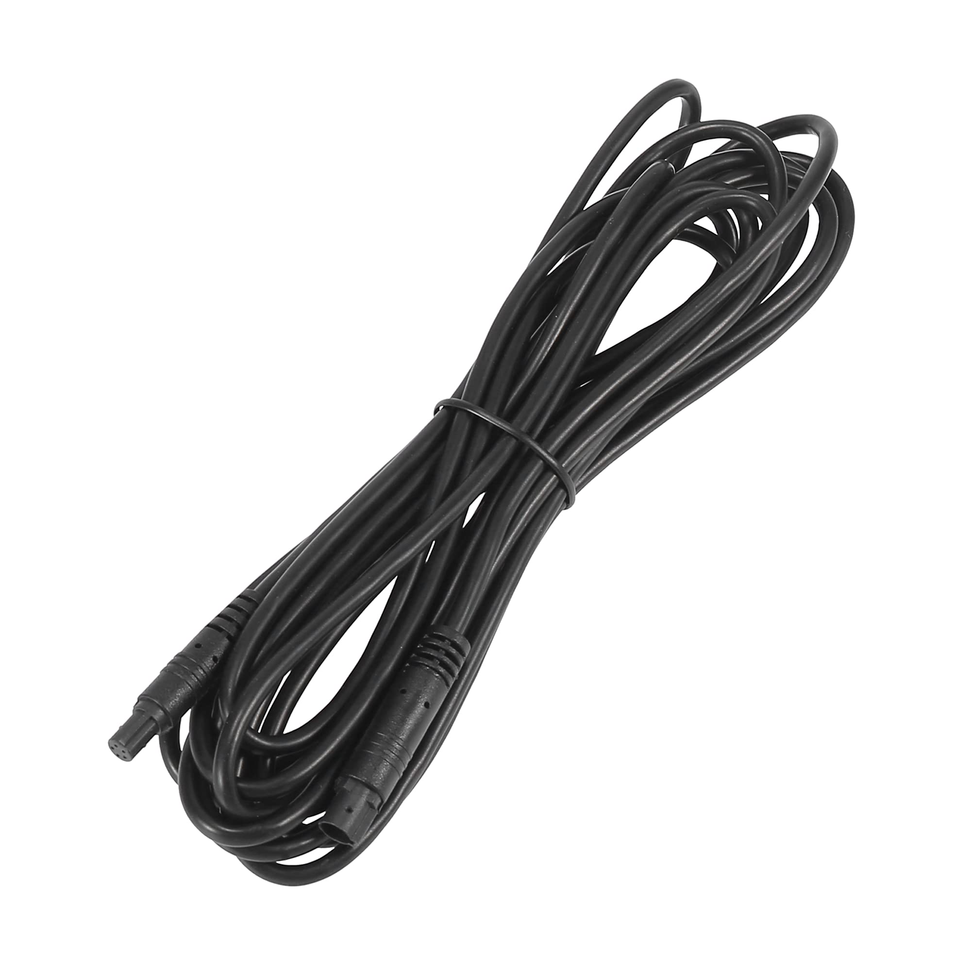 X AUTOHAUX 5 Pin 4m 13ft Car Backup Camera Extension Cable Dash Camera Wires — image 1