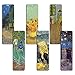 Loving Vincent Van Gogh Bookmarks Cards (60-Pack) - Starry Night Sunflowers Almond Blossoms Bookmarker Literary Gifts for Men and Women - Premium Quality Stocking Stuffers
