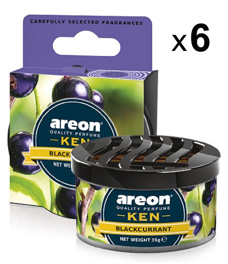 Areon Ken Lufterfrischer Dose Auto Duft Schwarz Johannisbeere Autoduft