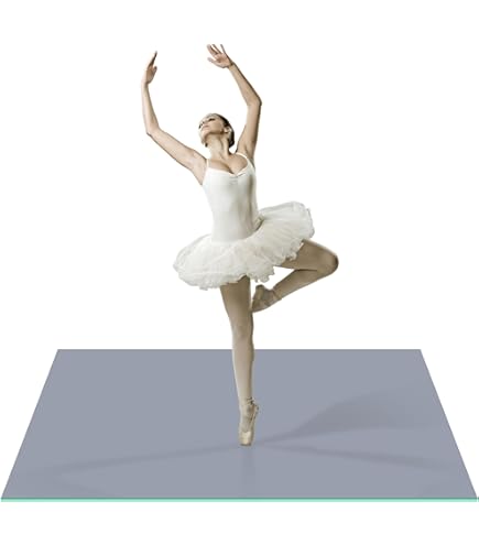 Dance Floor LeStage - Portable Mat With Bonus Stretch Strap - Controlled Slip Surface Practice And Improve Dance Ballet Performance At Home, Studio Or Stage - Kids And Adults Dance Stuff