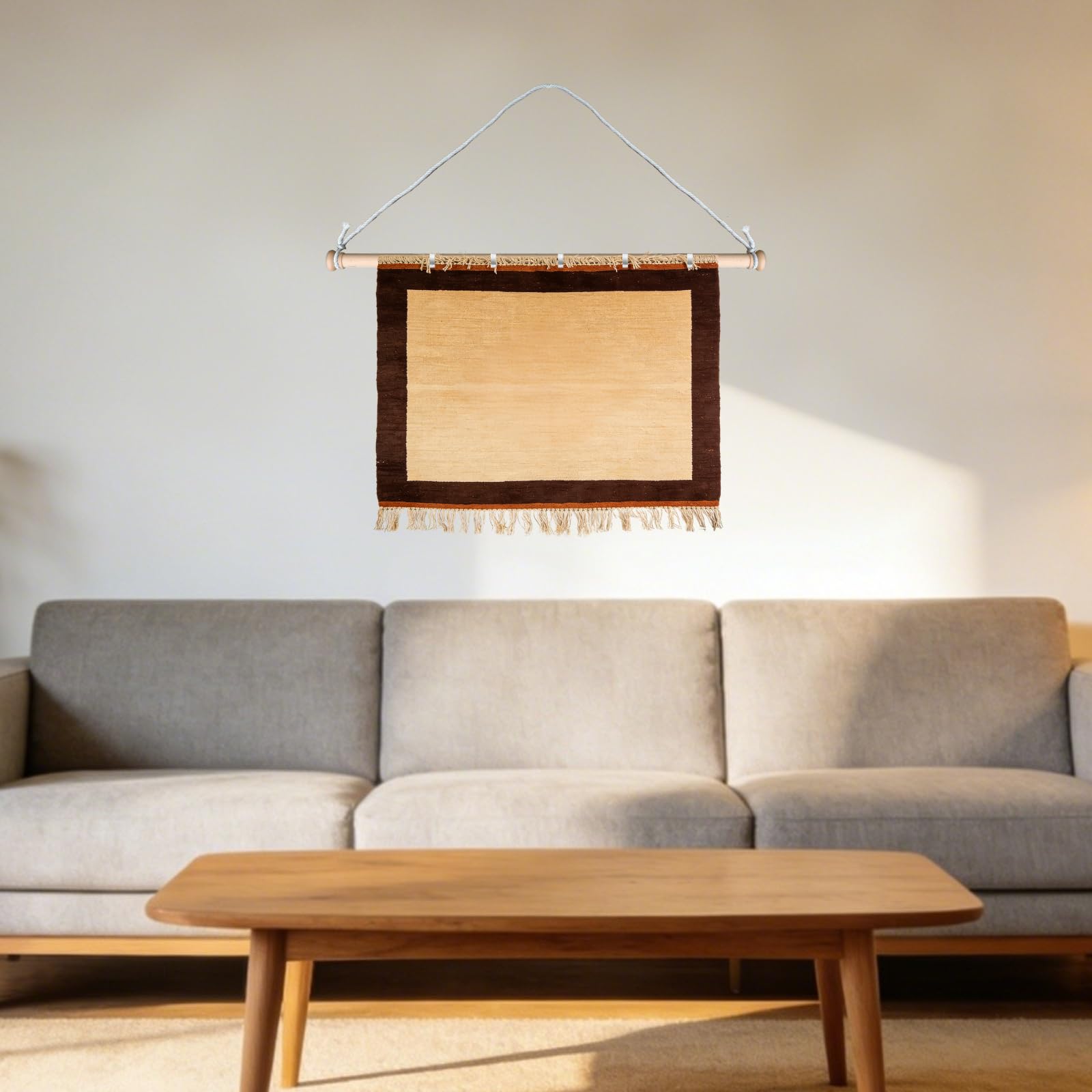 Beyeutao Wooden Tapestry Hanger Adjustable Tapestry Hanging Rod 120-150CM Tapestries Hanging Poles Tapestries Hanger Telescopic Rods for Walls