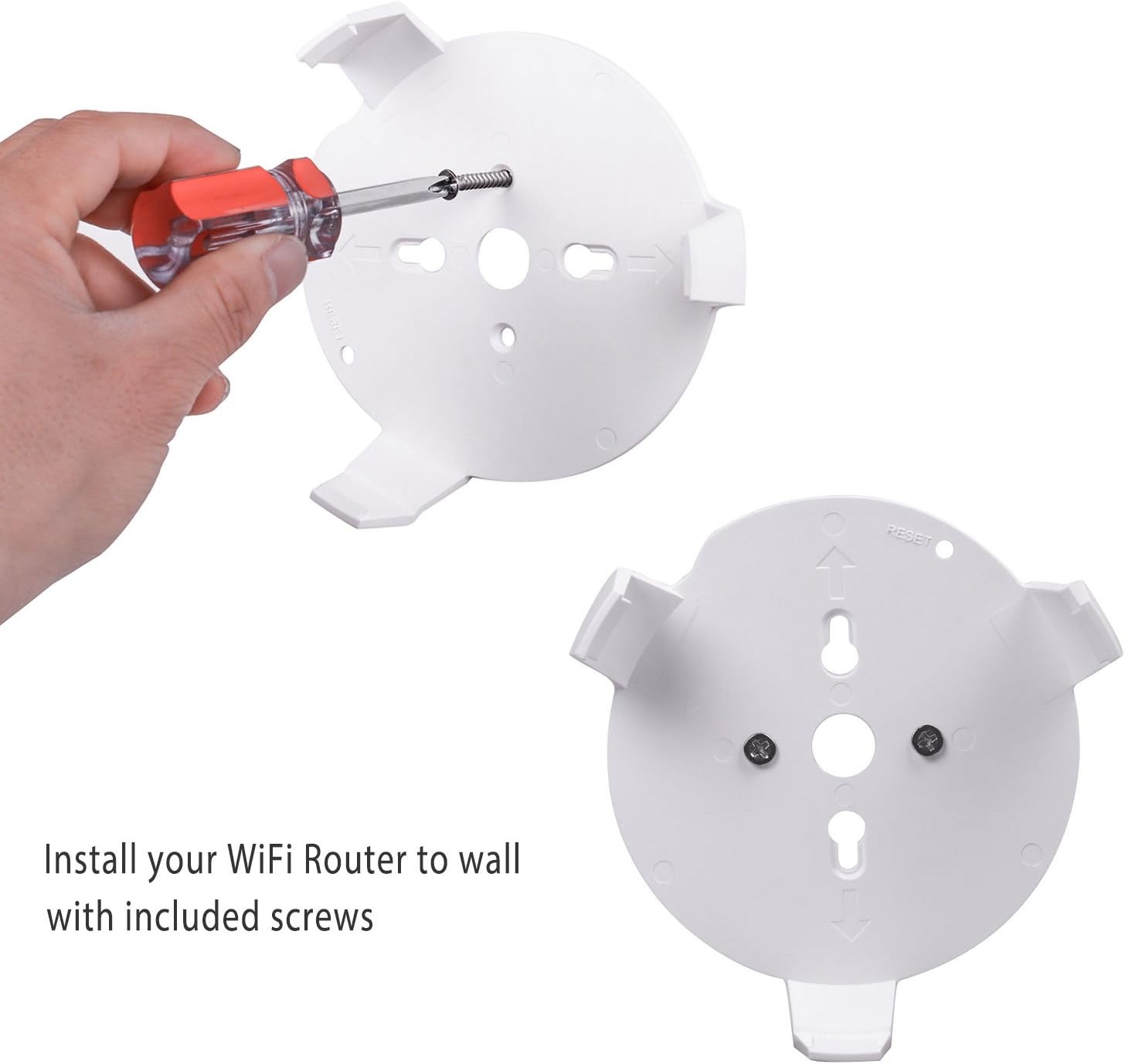 TP-Link Wall Mount Holder for Deco M5 & P7 Whole Home Mesh WiFi, Sturdy Bracket (2-PACK), White 2 Pcs, 2 PACK - Image 5
