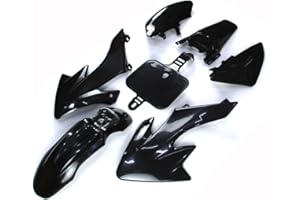 TC-Motor Black Body Work Plastic Fender Fairing Kit For Honda XR50 CRF50 Chinese 50cc 90cc 110cc 125cc 140cc 150cc 160cc Dirt Pit Bike