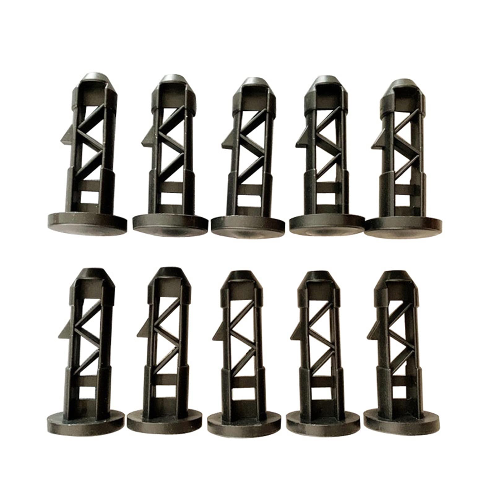 WANGCL 10PCS Wheelie Bin Lid Hinge Pins Hole size 20mm Dustbin Lid Fixings for 50L/80L/100L/120L/240L Bins