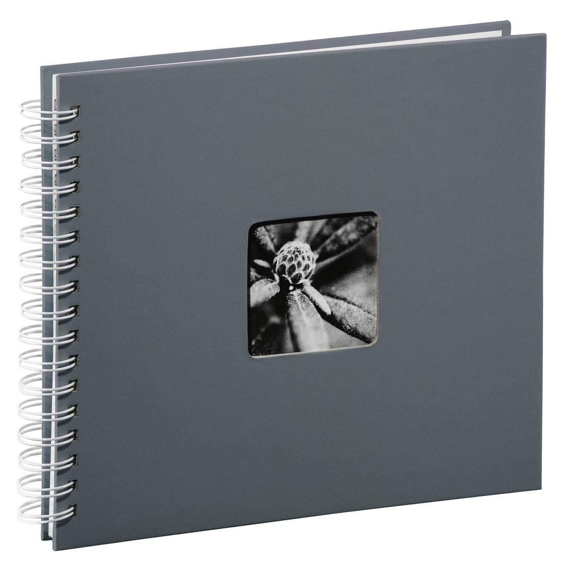 Hama | "Fine Art" Spiral Bound Album, 28 x 24 cm, 50 White Pages | Grey 00002112 โ image 1
