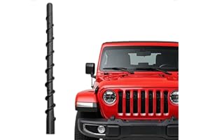 VAGMI 9 Inch Antenna Compatible with Jeep Wrangler Gladiator TJ JK JKU JL JLU Rubicon Sahara Unlimited Sport Willys 4xe Mojav