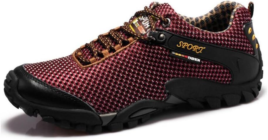 Yaxuan Walking Shoes, Men Hiking Shoes,Climbing Shoes, Slip On Running Shoes,Safety Shoes For Outdoor, Trekking,C,44