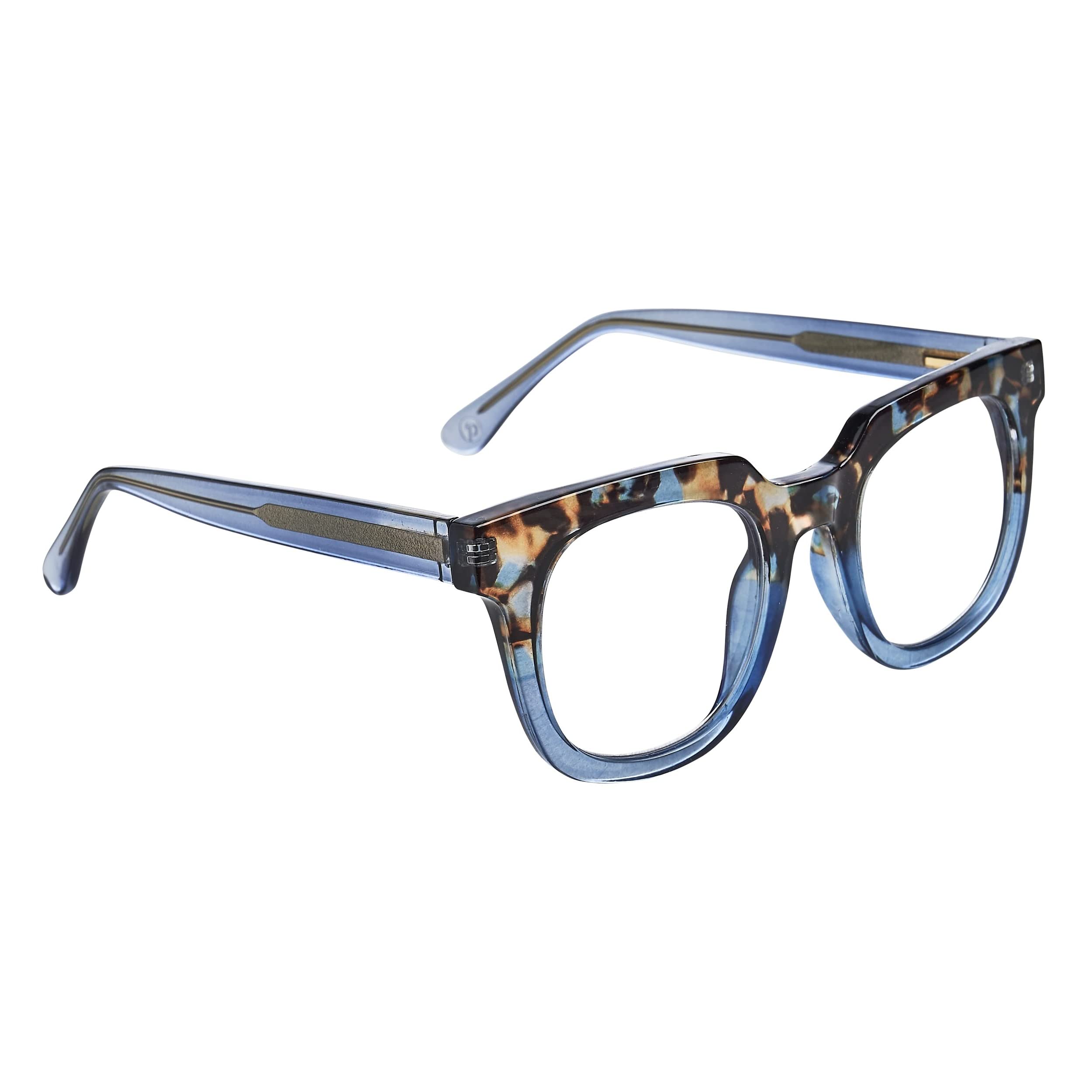 Peepers by PeeperSpecs Women's Showbiz Square Blue Light Blocking Reading Glasses