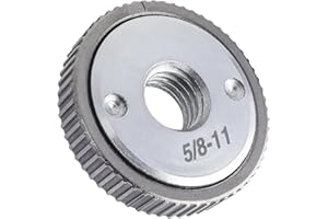 Saipe 5/8-11 Inch Thread Angle Grinder Flange Nut, Self Tightening Lock Nut Quick Release Locking Nut for Angle Grinder with 5/8"-11 Threaded Spindle