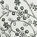 Wrapables Embroidered Floral Lace Triangle Scarf- Black
