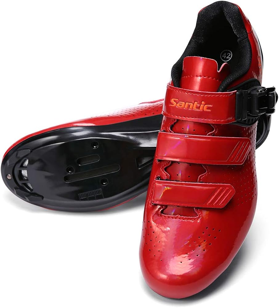 santic cycling shoes road bike shoes spin shoes with buckle