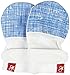 goumimitts - smart, stay on baby mittens - 1 pack (S/M sketch blue)