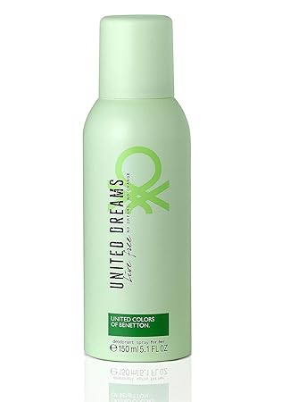 United Colors of Benetton Dreams Live Free Deodorant Spray - For Women (150 ml)
