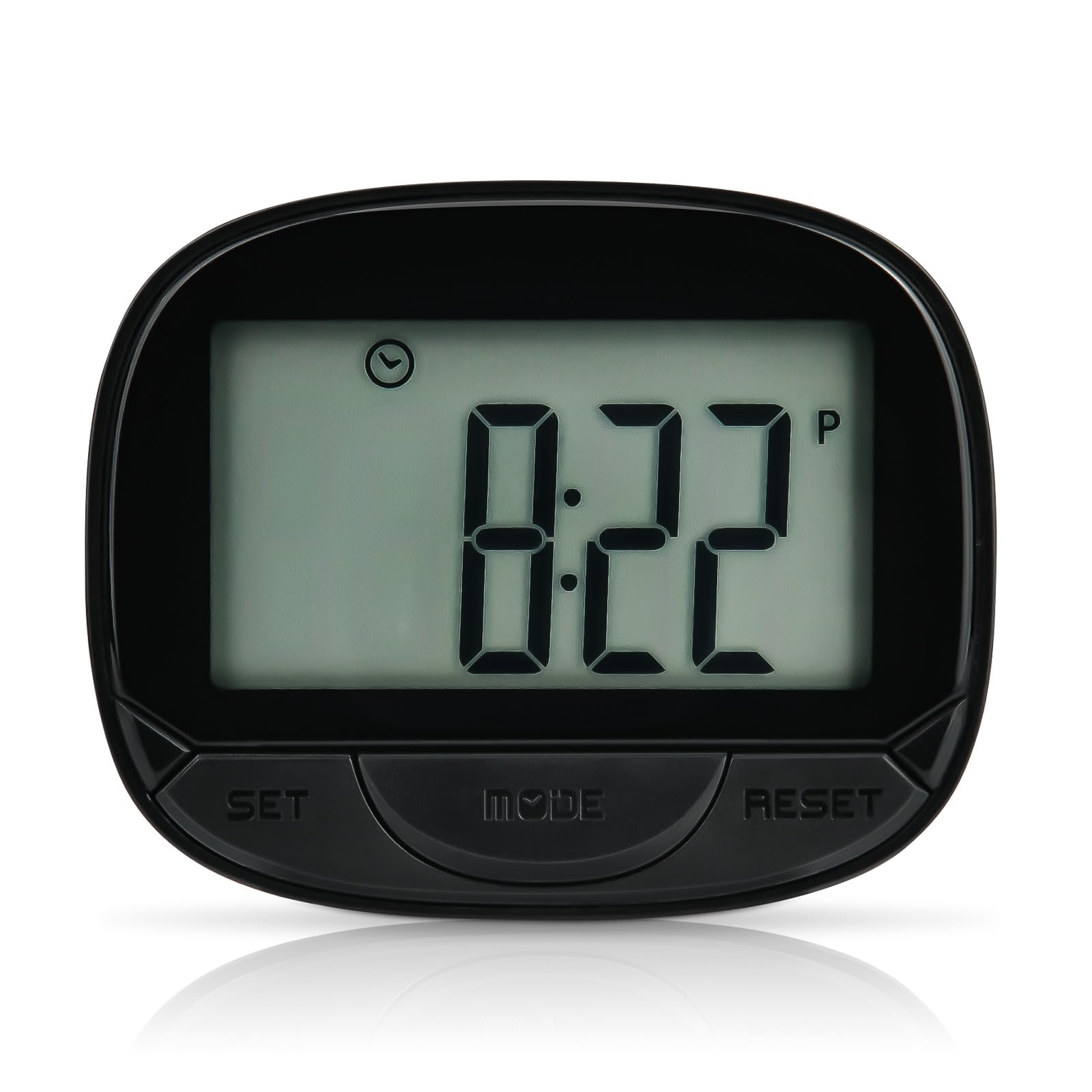 Flintronic 3D Walking Pedometer, Portable Sports Pedometer with Clip and Large Display, Track Steps in Real Time, for Older Kids/Fitness Men/Women/Elders
