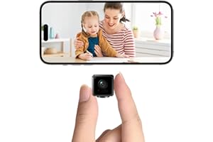 GDENZL 4K Hidden Spy Mini Camera WIFI Wireless Security Camera Small Home Indoor Outdoor Camera Micro Nanny Camera House Security Tiny Camera,Night Vision Motion Detection,For Home Office Car Security Camera