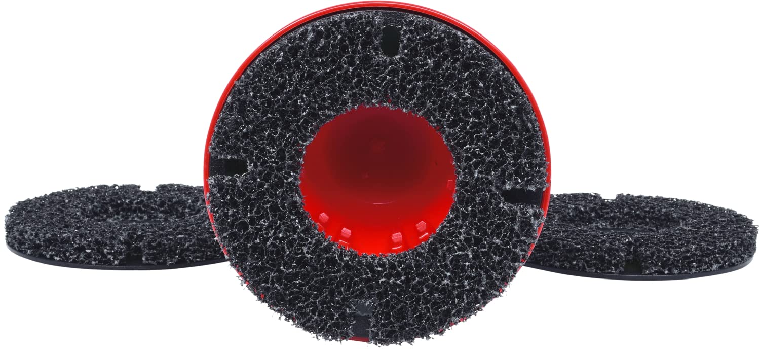 KS Tools 100.5070 Wheel Hub Grinder Set, Diameter 160 mm 4 Piece Set