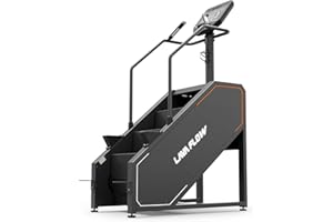 GMWD Stair Stepper Machine, Commercial Grade Stair Climber with LED Display, Stair Machine for Cardio, 15 Resistance Levels, 24-164 Steps/Min, Exercise Machine for Home