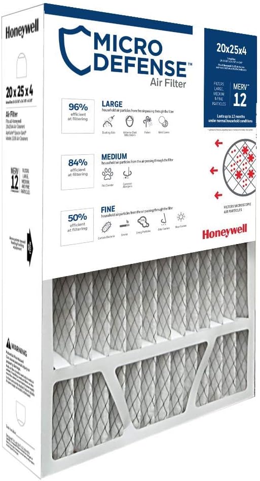 Honeywell CF200A1016 4-Inch Ultra Efficiency Air Cleaner Filter 20 x 25 x 4 Inches (Renewed)