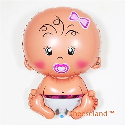 baby shower mylar balloons