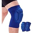 Knee Pads for Women & Men, Basketball Knee Pads Volleyball Knee Pads for Women Men Wrestling Knee Pads Wrestling Gear, Crash Pad Snowboarding Gear Knee Protector Soft Knee Pads for Work (Small, Blue)