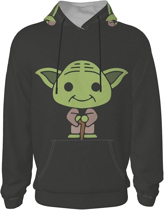 Baby Yoda Casual Unisex Youth Hooded Sweatshirt, Suitable
