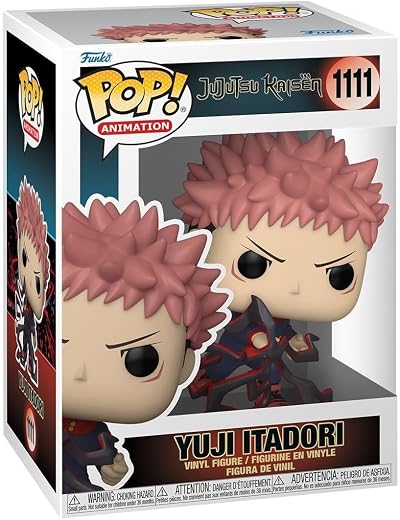 Funko POP! Animation Jujutsu Kaisen Itadori Glow Chase 3.75in Collectible Vinyl
