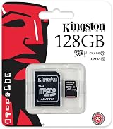 Kingston 128GB microSDXC UHS Class 1 Class10 Memory Card w/ SD Adapter Black view 5