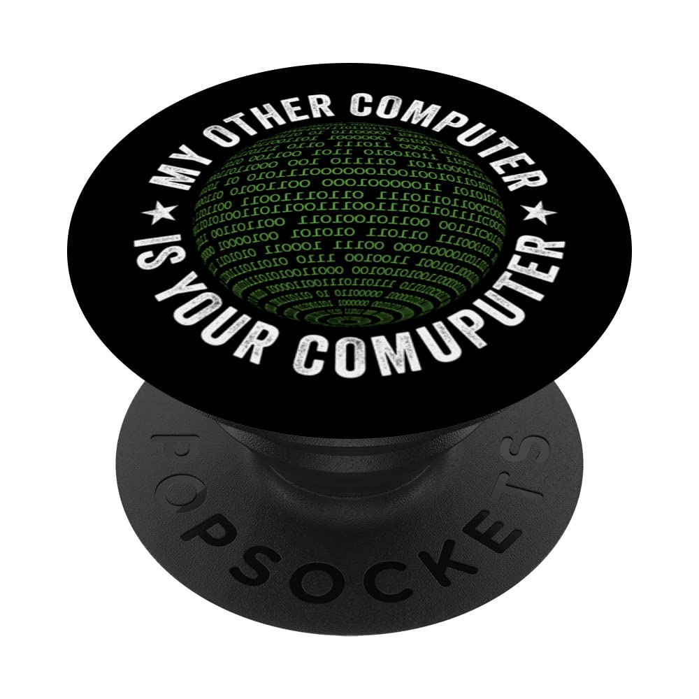 White Hat Hacker Design For A Cyber Security Specialist PopSockets Swappable PopGrip