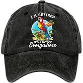 Unisex Resort Hawaiian Design Print Hat