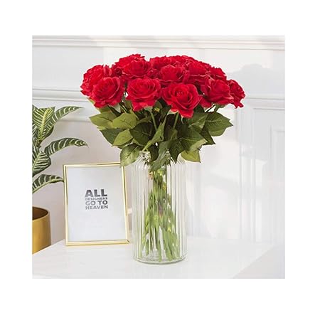 Hengtongtongxun Simulation Rose Bouquet Fleur Décorative