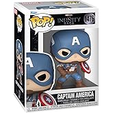 Funko Pop Marvel: Infinity Saga - Captain America - Collectable Vinyl Figure - Gift Idea - Official Merchandise - Toys for Kids & Adults - Superheroes Fans - Model Figure for Collectors and Display