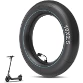 Amitor (1 Pack) 10x2.50 Thicker Inner Tubes, 10x2.50 Scooter Inner with 90&deg; Bent Valve, 60/70-6.5 Tube Compatible with Nine-bot MAX G30 G30P G30LP/Kugoo M4 M4Pro/Soflow So4 Pro Electric Scooter