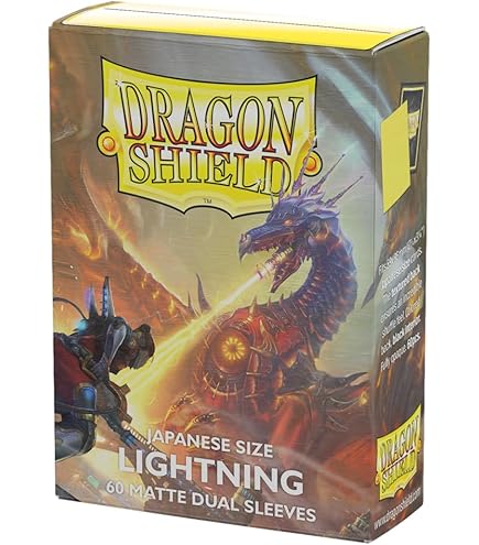 Funda Cartas Coleccionables Funda Tarjetas Dragon Shield Mini - 60 Unidades, Dorado Mate, Tamaño Japonés Tamaño Japonés Cartas