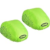 PATIKIL Waterproof Helmet Cover Bike Helmet Protector Windproof Dustproof with Safety Reflective Stripes for Road Bicycle Cycling